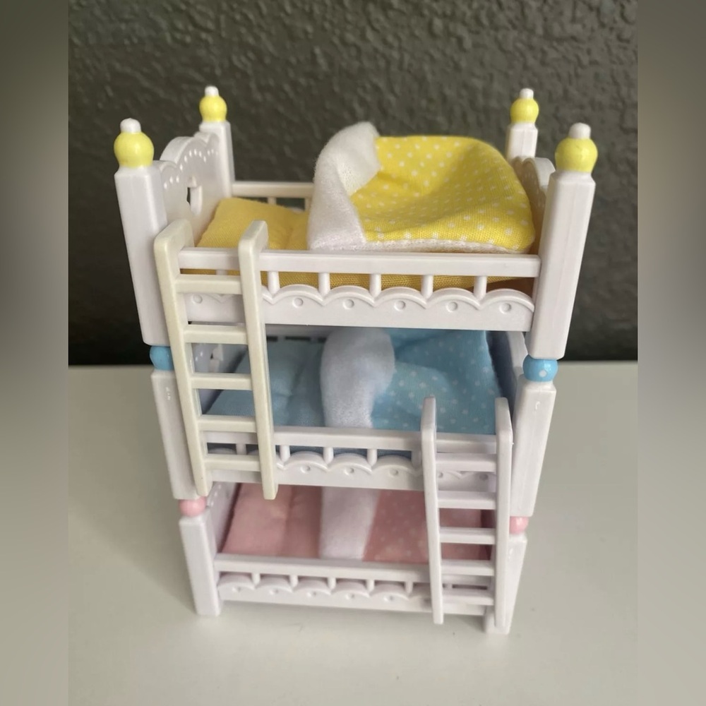 Calico Critters Triple Baby Bunk Beds